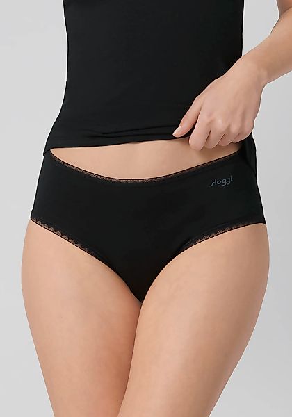 sloggi Midislip "GO" 2er Pack, zarte Spitzendetails, weich günstig online kaufen