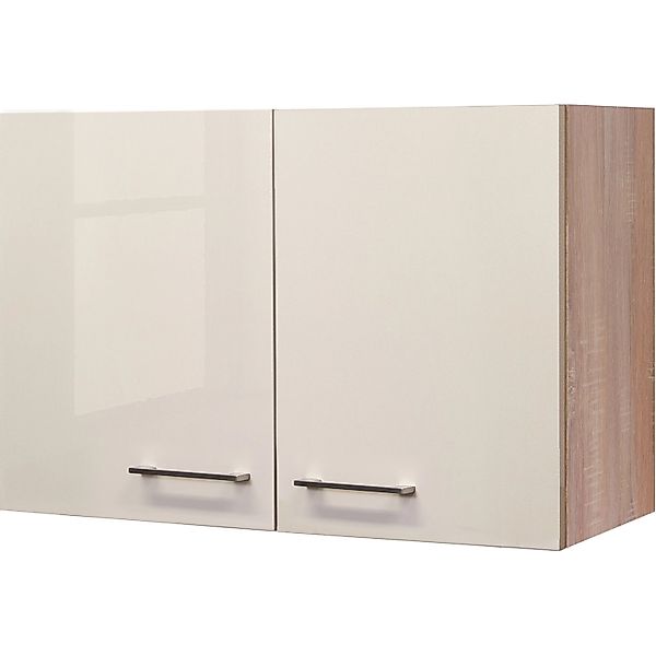Flex-Well Exclusiv Küchen-Oberschrank Orlando 80x55cm Kaschmir Gl.-Sonoma E günstig online kaufen
