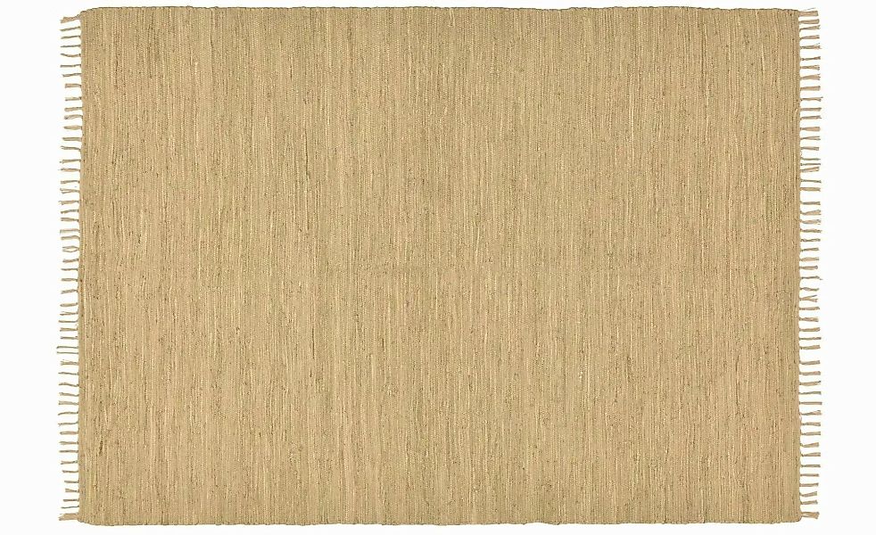 Theko Teppich  Happy Co ¦ beige ¦ Baumwolle ¦ Maße (cm): B: 60 H: 0,5 Teppi günstig online kaufen