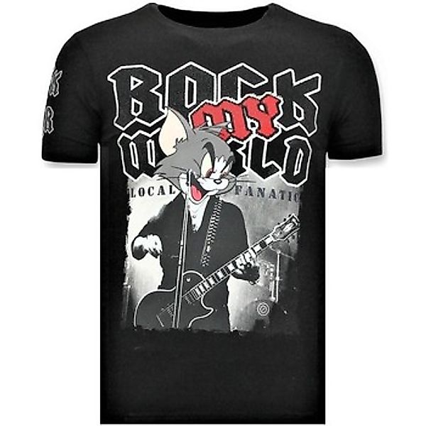 Local Fanatic  T-Shirt Lustige Rock My World günstig online kaufen