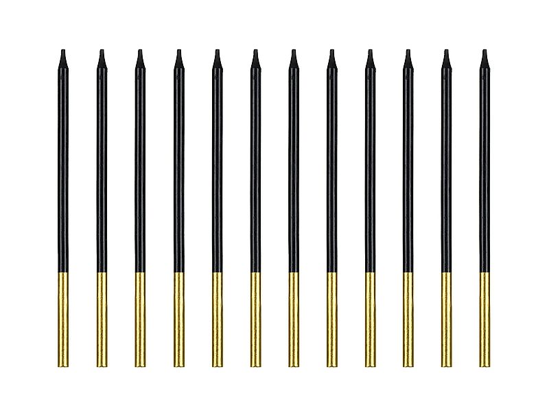 partydeco Geburtstagskerze, Geburtstagskerzen 14cm glatt 12er günstig online kaufen