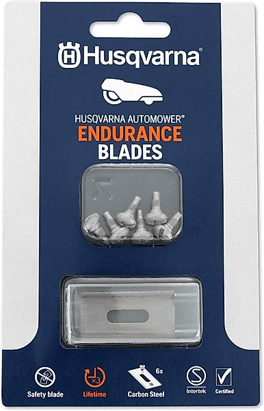 Husqvarna Mährobotermesser Endurance, 6er-Pack Kohlenstoffstahl, für günstig online kaufen
