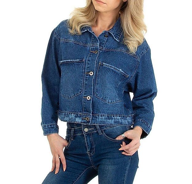 Ital-Design Jeansjacke Damen Freizeit (76457574) Jeansjacke in Blau günstig online kaufen