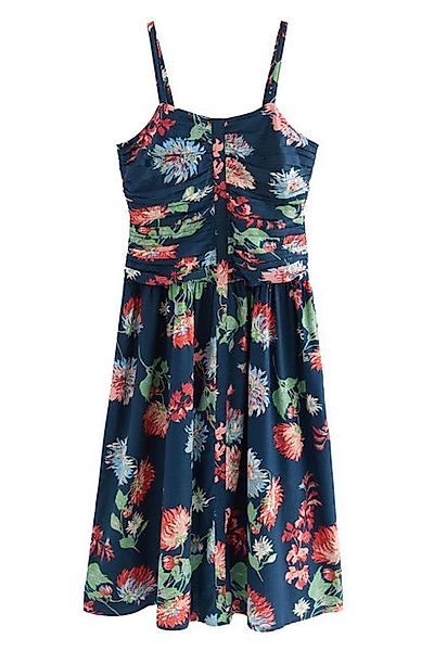 Next Midikleid Midikleid mit gerafften Trägern (1-tlg) günstig online kaufen