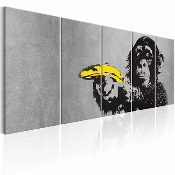artgeist Wandbild Monkey and Banana mehrfarbig Gr. 200 x 80 günstig online kaufen