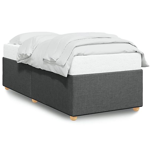 vidaXL Bettgestell Dunkelgrau 80x200 cm Stoff Modell 52103187 günstig online kaufen