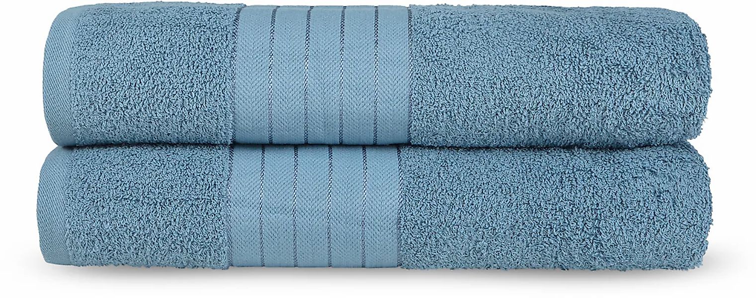 good morning Badetuch "Uni Towels" Baumwolle, Walkfrottee, Bordüre, 500 GSM günstig online kaufen