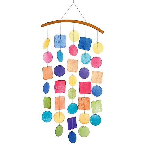 mitienda Fensterdekoration Fensterdeko Muschelwindspiel Regenbogen günstig online kaufen