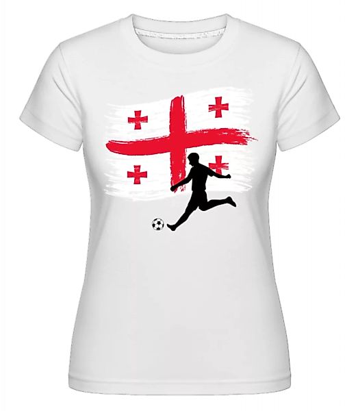 Georgien Fahne Fußballer · Shirtinator Frauen T-Shirt günstig online kaufen
