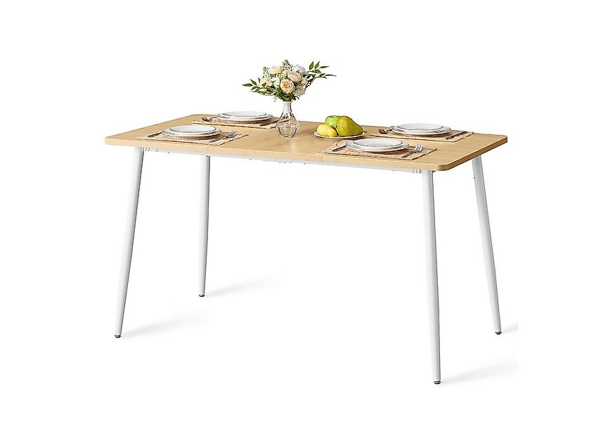 VASAGLE Esstisch Esszimmertisch Küchentisch, hitzebeständige Tischplatte, s günstig online kaufen