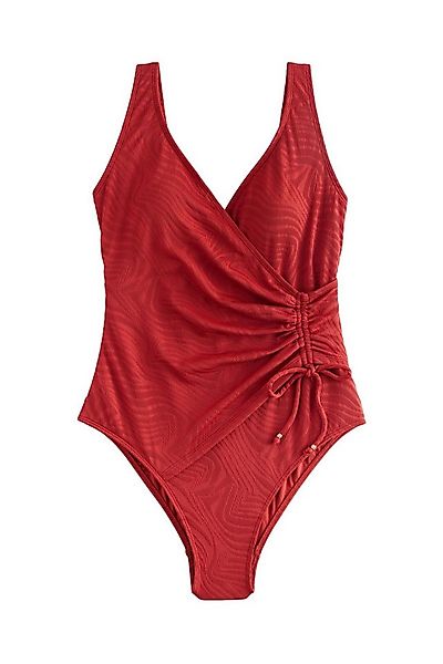 Next Badeanzug Bauchformender Badeanzug mit seitlicher Raffung (1-St) günstig online kaufen