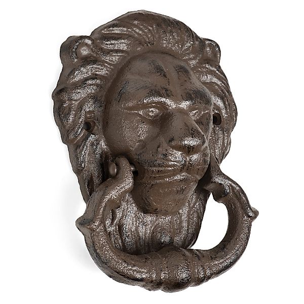 Moritz Dekoobjekt Löwe Antik braun, Türklopfer günstig online kaufen