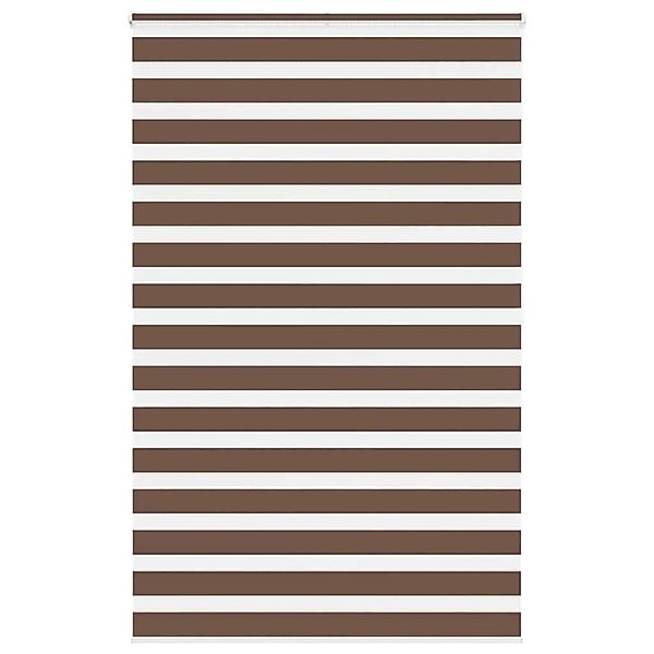 vidaXL Doppelrollo Braun 150x200 cm Stoffbreite 145,9 cm Polyester 4014375 günstig online kaufen