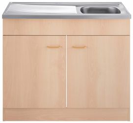 KOCHSTATION Spülenschrank "KS-Elster" Breite 100 cm günstig online kaufen