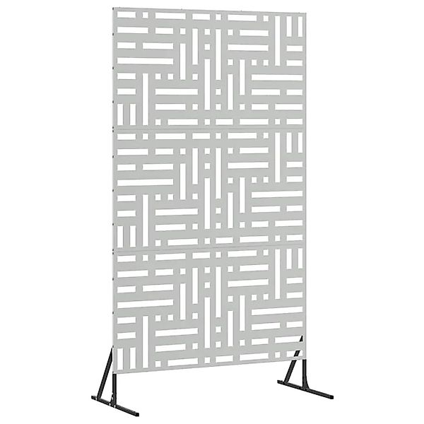 vidaXL Sichtschutz Grau 100 x 50 x 180 cm Stahl 868554 günstig online kaufen