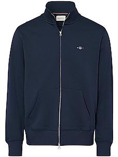 Gant Sweatjacke "REG SHIELD FULL ZIP SWEAT", mit Logostickerei auf der Brus günstig online kaufen