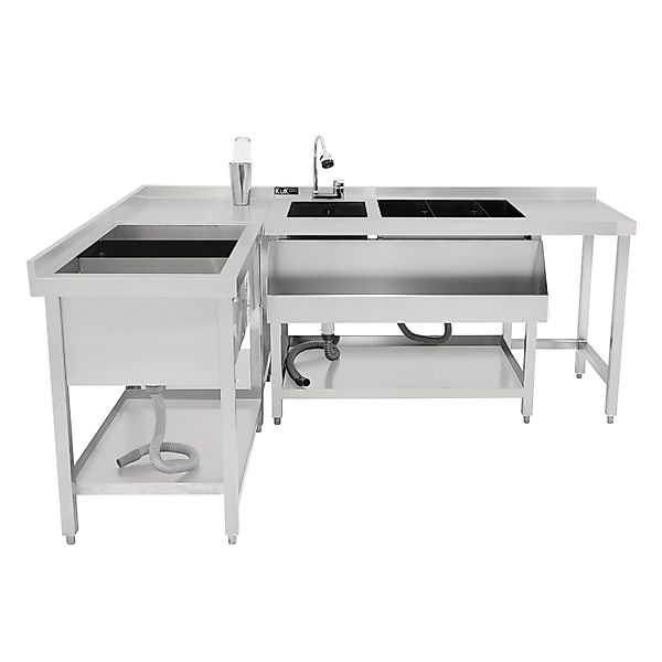 MonsterShop Modulare Cocktailbar-Station mit Eisbrunnen günstig online kaufen