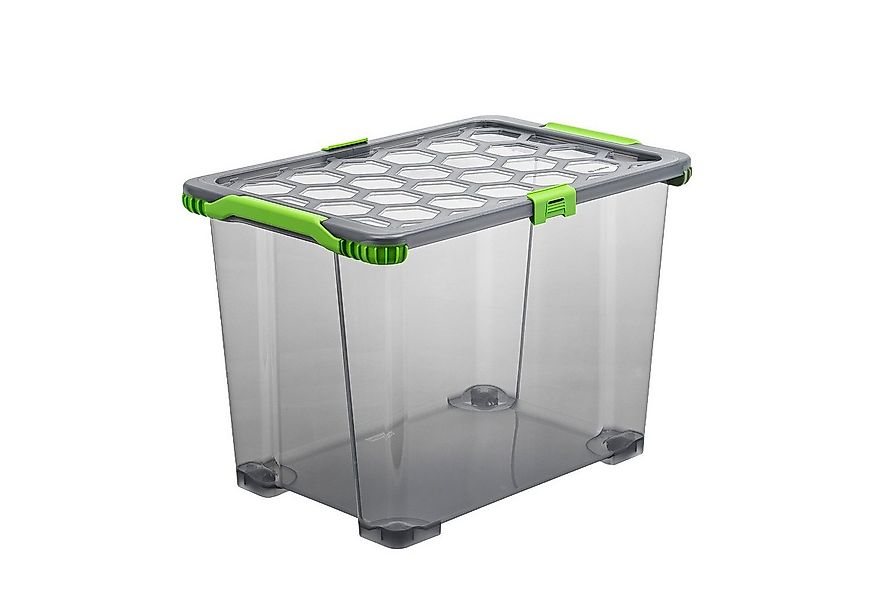 ROTHO Aufbewahrungsbox Evo Total Protection 65l Kiste mit Deckel und Räder günstig online kaufen