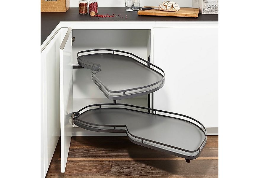 Kesseböhmer Auszugsboden Eckschrank-Schwenkauszug LeMans II anthrazit, für günstig online kaufen