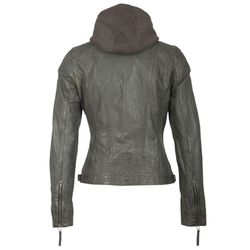 Mauritius Lederjacke "CASEY" mit Kapuze mit abnehmbarem Kapuzen-Sweateinsat günstig online kaufen