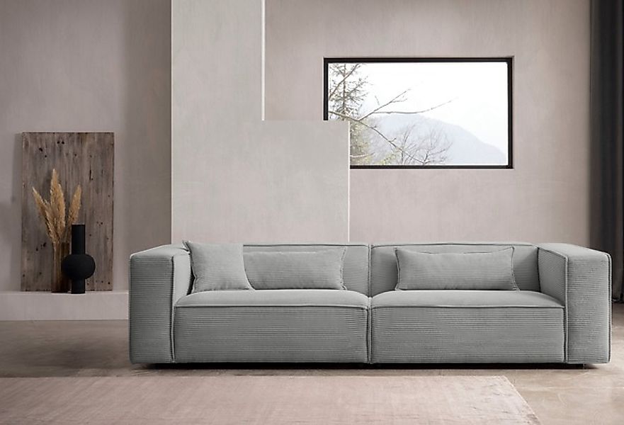 LeGer Home by Lena Gercke 3-Sitzer »PIARA, Couch mit Kedernaht, Sofa in Cor günstig online kaufen