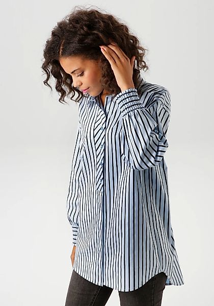 Aniston CASUAL Hemdbluse, im extravagantem Streifen-Dessin günstig online kaufen