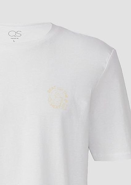 QS Kurzarmshirt T-Shirt mit Frontprint günstig online kaufen