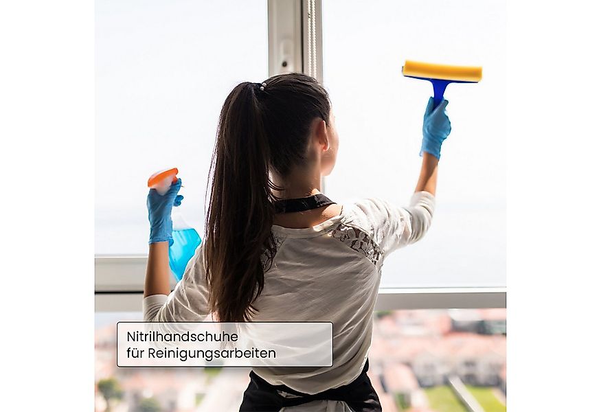 GUARD 5 Einweghandschuhe 100er Box blaue Einweghandschuhe / Einmalhandschuh günstig online kaufen