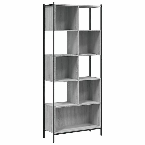 vidaXL Bücherregal Bücherregal Grau Sonoma 72x28x172 cm Holzwerkstoff, 1-tl günstig online kaufen