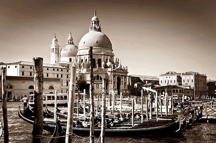 Papermoon Fototapete »Venedig Sepia« günstig online kaufen