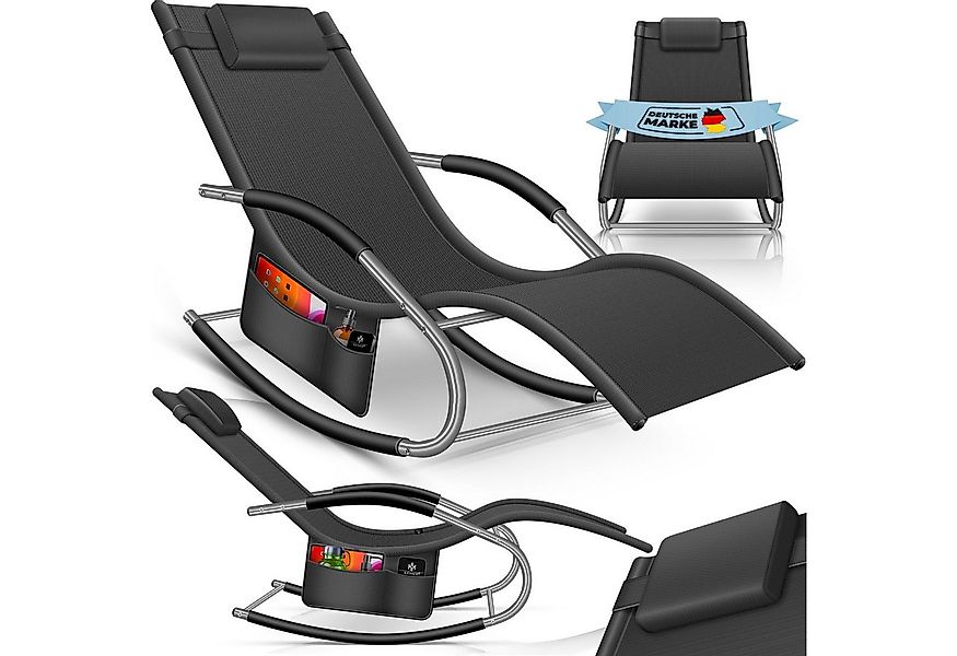 KESSER Gartenliege, Sonnenliege Relaxliege Schwungliege Gartenliege Gartens günstig online kaufen