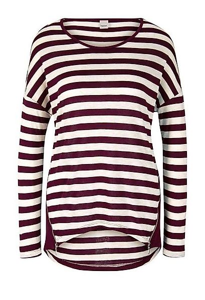 heine Rundhalsshirt HEINE Damen Shirt + Top + Schal, weinrot-offwhite günstig online kaufen