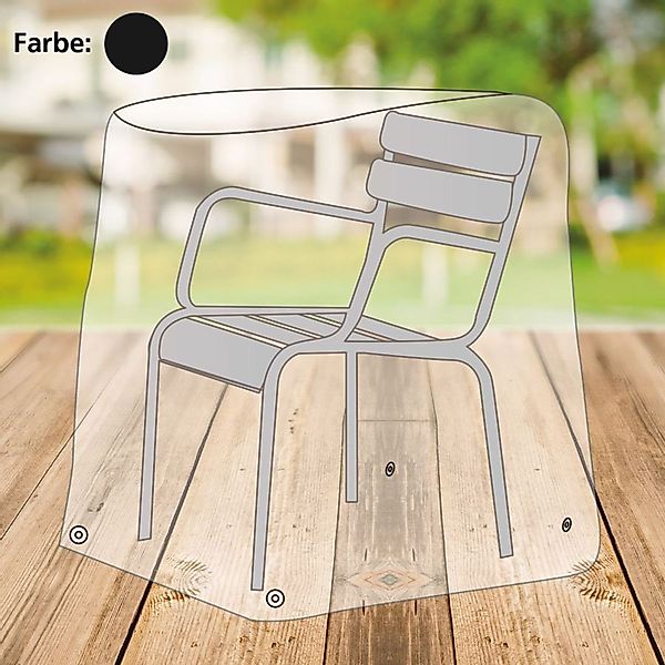 BURI Schutzplane Gartenstuhl Schutzhaube anthrazit Schutzhülle günstig online kaufen