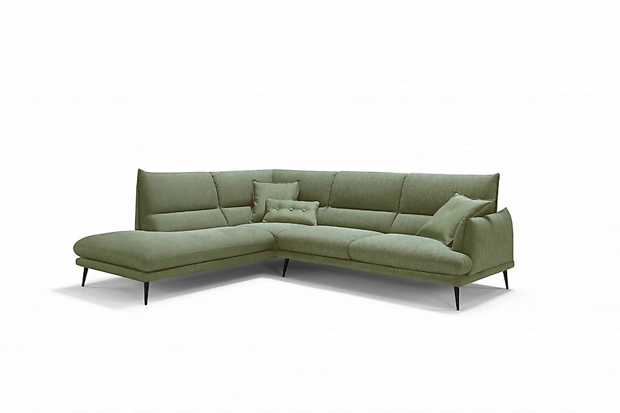 Egoitaliano Ecksofa "FUNNY, hochwertiges & aktuelles Design, bequeme Rücken günstig online kaufen