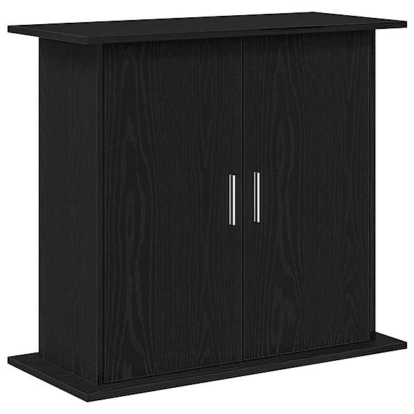 vidaXL Aquariumunterschrank Aquariumständer Schwarz Eichen-Optik 81x36x73 günstig online kaufen