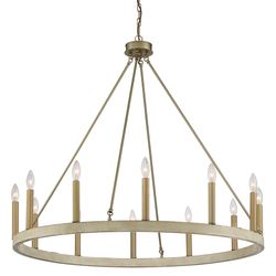 MLT&RIDDLE Kronleuchter Eleganter Wagenrad-Kronleuchter mit 12 günstig online kaufen