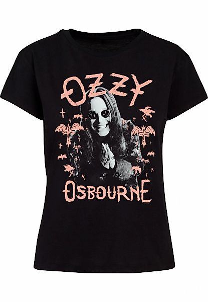 Merchcode T-Shirt "Merchcode Ladies Ozzy Osbourne - Pink Bat Box Tee" 1 Stk günstig online kaufen