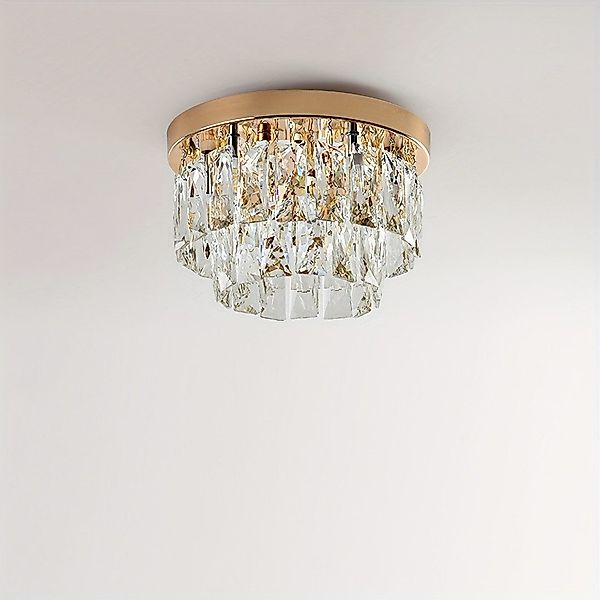 JDONG Deckenleuchte Moderne Kristall Deckenlampe Rundheit günstig online kaufen
