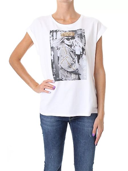 LIU JO T-Shirt Damen weiß cotone günstig online kaufen