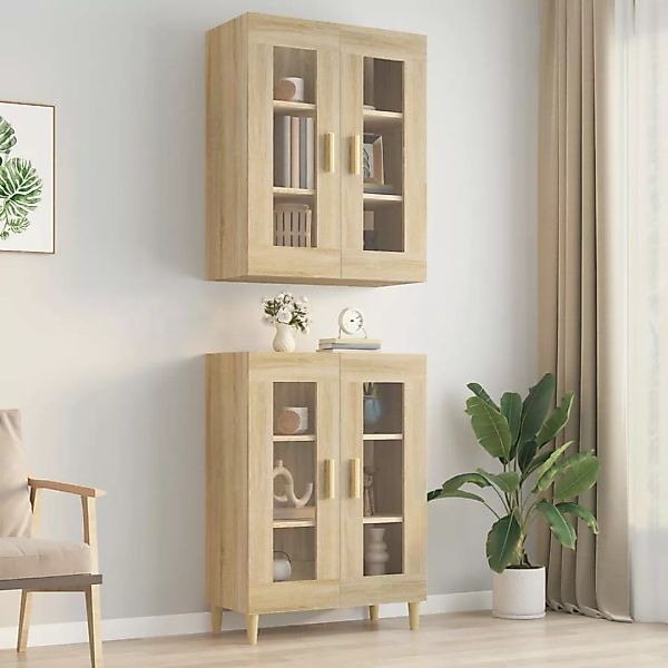 Vidaxl Hängeschrank Sonoma-eiche 69,5x34x90 Cm günstig online kaufen