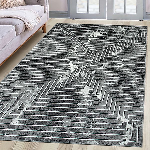 my home Teppich "Leiga, 3D-Effekt, leichter Glanz, Scandi-Look" rechteckig günstig online kaufen