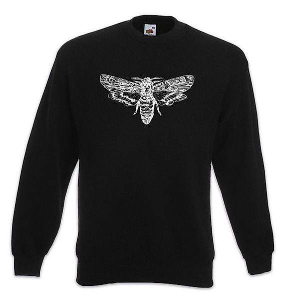 Urban Backwoods Sweatshirt Moth Sweatshirt Motte Death Skelett Skeleton Bla günstig online kaufen