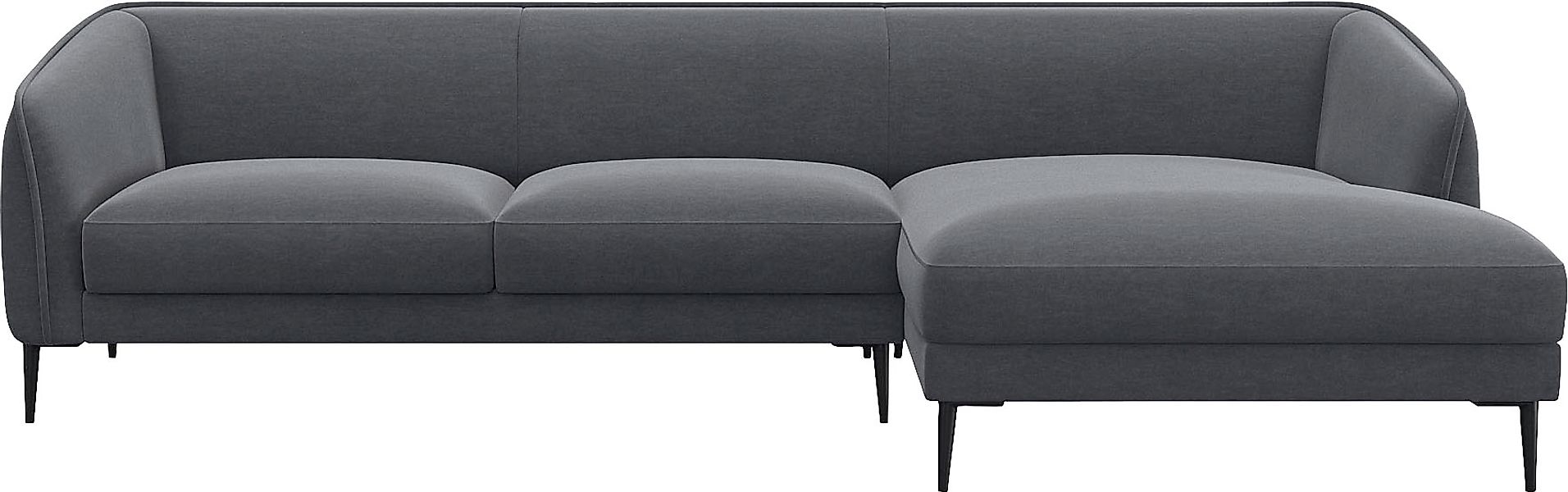 FLEXLUX Ecksofa »Belle Designsofa, L-Form, B/T 288/149 cm« Skandinavisches günstig online kaufen