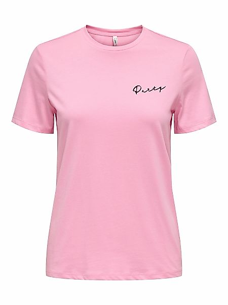 ONLY Kurzarmshirt "ONLLUCIA LIFE REG S/S TOP JRS" günstig online kaufen