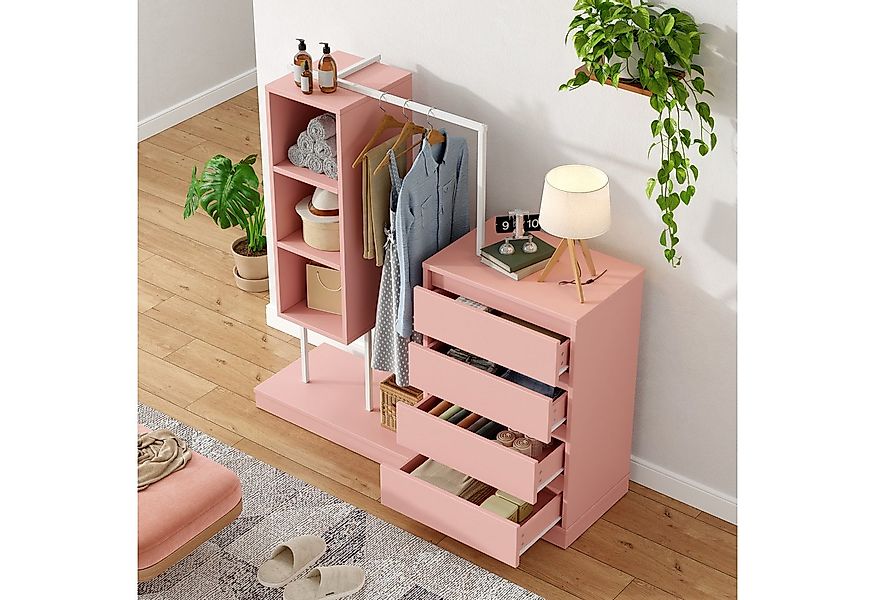 HAUSS SPOLE Garderobenschrank Kleiderschrank-Set Schubladenschrank mit Klei günstig online kaufen