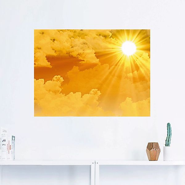 Artland Wandbild »Warme Sonnenstrahlen«, Himmel, (1 St.) günstig online kaufen