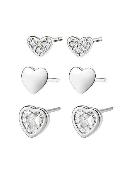 Hey Happiness Ohrstecker-Set Herzen-Kombi, 6er Stack günstig online kaufen