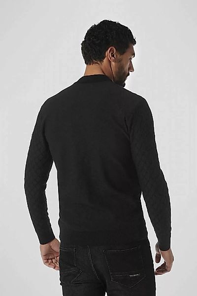 No Excess Pullover Jacquard Knitted Schwarz - Größe 3XL günstig online kaufen