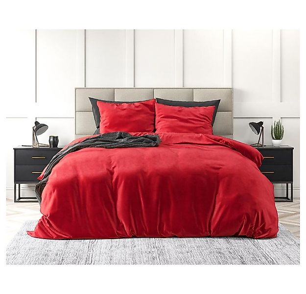 Sitheim-Europe Bettwäsche SLEEPTIME SAMT UNI BETTBEZUG & Kissenbezüge, Mikr günstig online kaufen