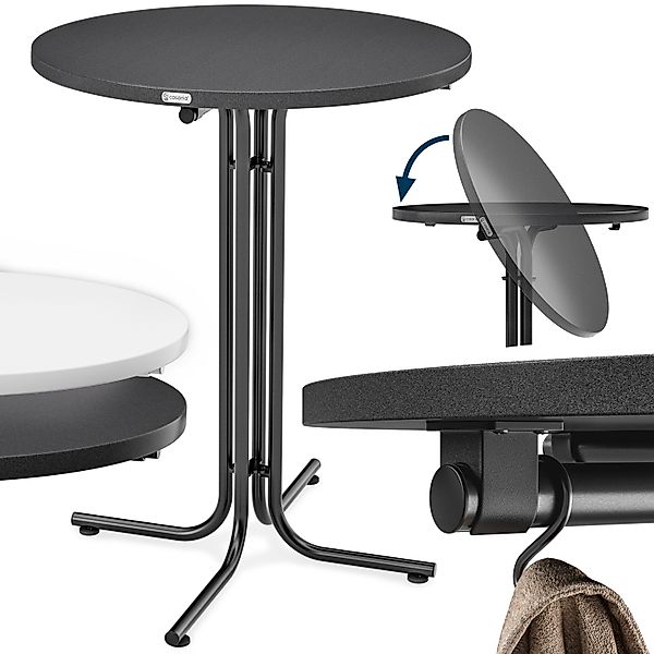 Stehtisch Grau 110x70cm klappbar günstig online kaufen